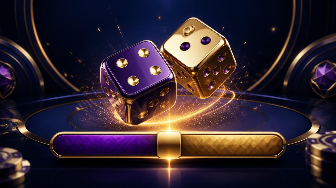 Dice Roll โ Pick over or under. Set your own risk curve.