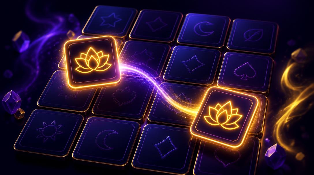 Neon Memory โ Free-to-play tile matching. Earn coins, never spend them.