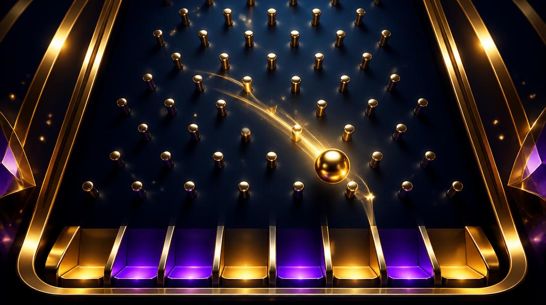Plinko โ Drop the ball, watch it bounce into a multiplier bucket.